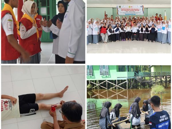 Pelantikan Pengurus PMR Wira MAN 1 Kapuas Hulu Berjalan dengan Lancar