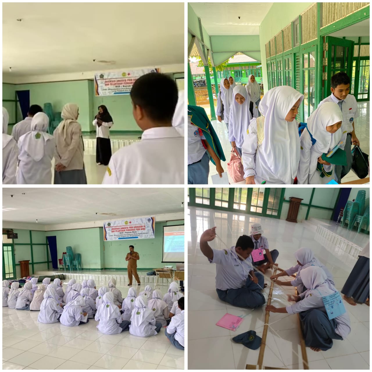 Orientasi Anggota baru Palang Merah Remaja (PMR) Wira MAN 1 Kapuas Hulu