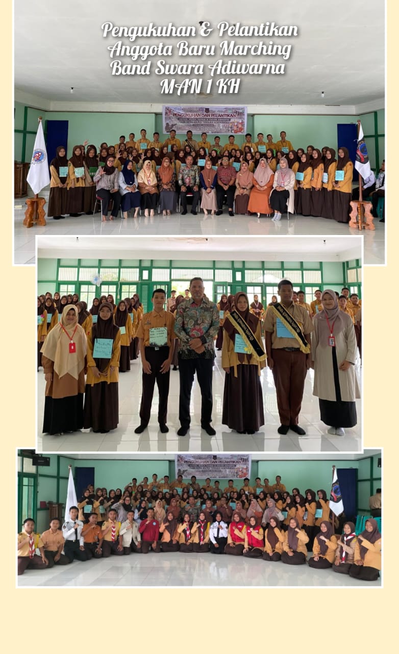 PENGUKUHAN & PELANTIKAN MARCHING BAND SWARA  ADIWARNA MAN 1 KAPUAS HULU ANGKATAN 12 dan 13 PERIODE 2025/2026.