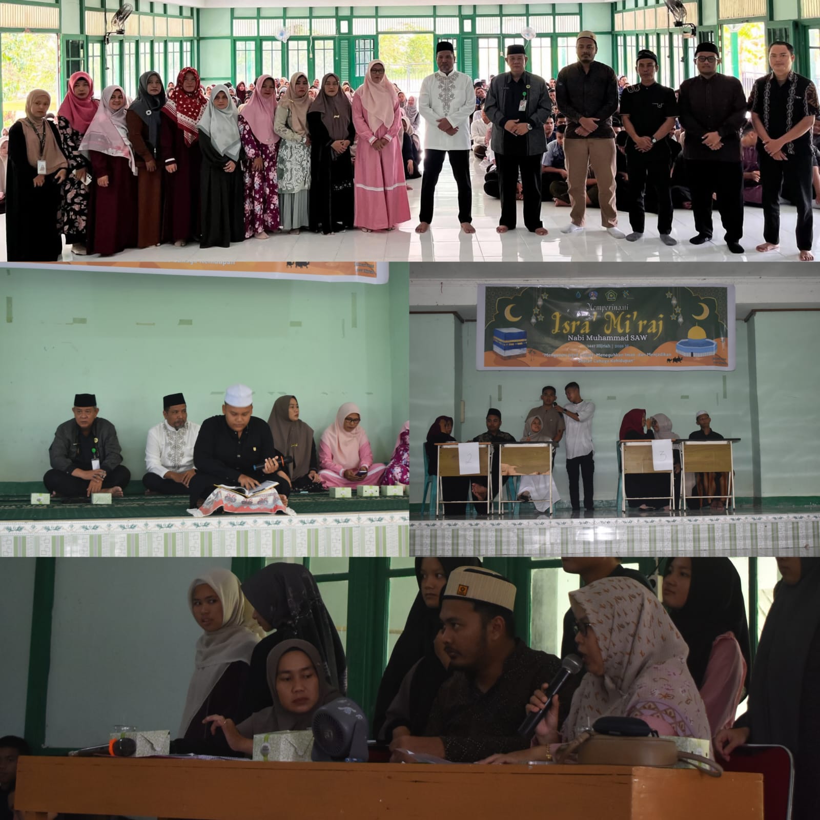 Pelaksanaan Isra Mi'raj Di MAN 1 Kapuas Hulu berjalan dengan Khidmat.