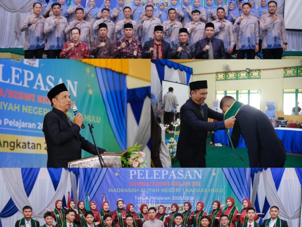 PELAKSANAAN PERPISAHAN SISWA-SISWI MAN 1 KAPUAS HULU, TAHUN AJARAN 2025-2026 BERJALAN DENGAN BAIK