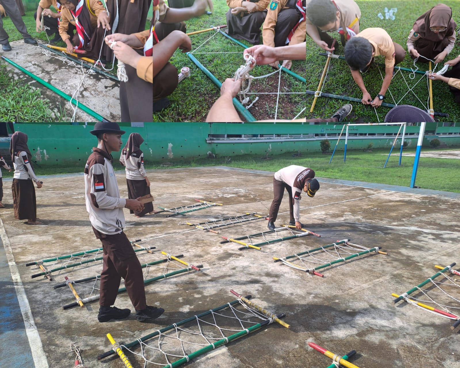 Pramuka MAN 1 Kapuas Hulu Uji Keterampilan Tali-Temali Lewat Lomba Tandu. Pramuka MAN 1 Kapuas Hulu Uji Keterampilan Tali-Temali Lewat Lomba Tandu.