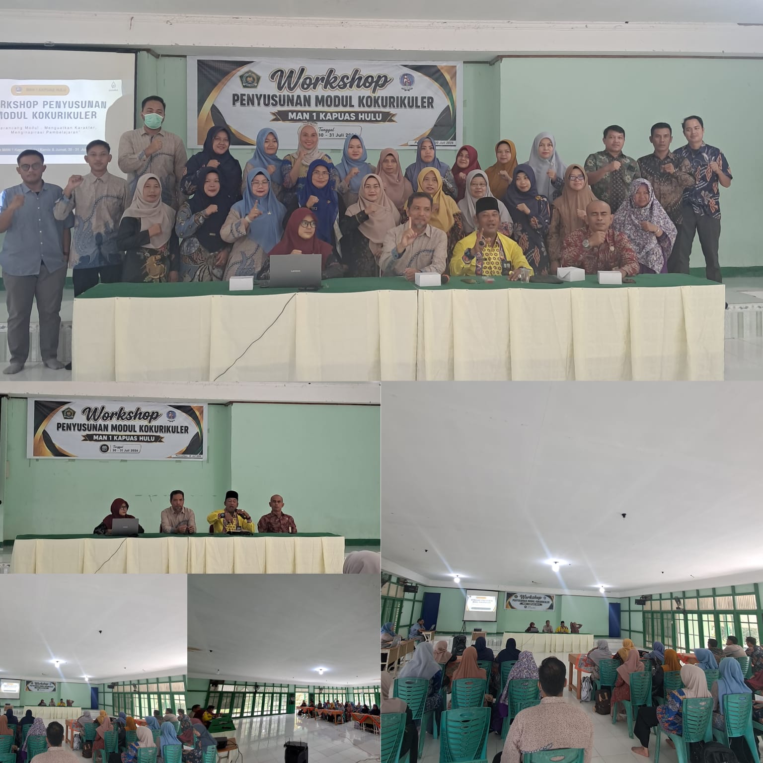 MAN 1 Kapuas Hulu Menyelenggarakan WORKSHOP PENYUSUNAN MODUL KOKURIKULER