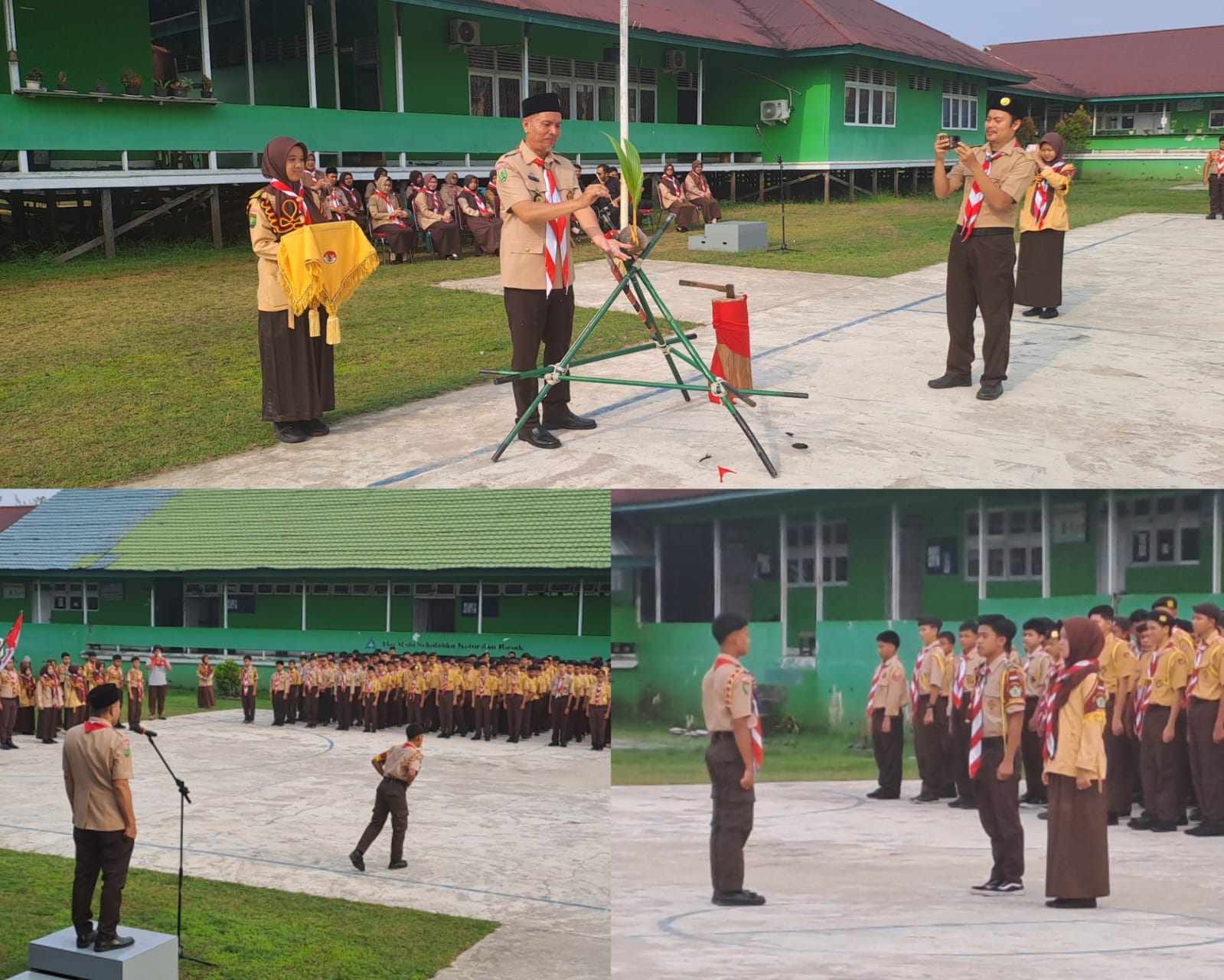 Upacara Pembukaan HUT Pramuka ke-65 Meletus dengan Antusiame. Upacara Pembukaan HUT Pramuka ke-65 Meletus dengan Antusiame.