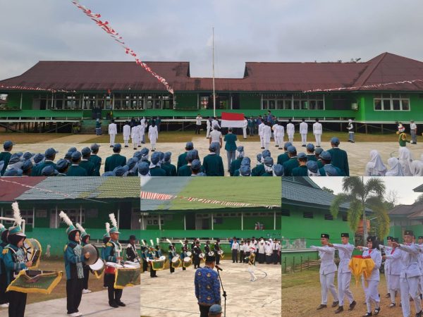 Upacara 17 Agustus MAN 1 Kapuas Hulu: Awal Rasa Kebersamaan Jelang Lomba HUT RI