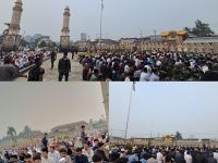 Keluarga Besar MAN 1 Kapuas Hulu & Siswa/i Mengikuti Pelaksanaan Shalat istisqa di Masjid Agung Darunnajah Putussibau.