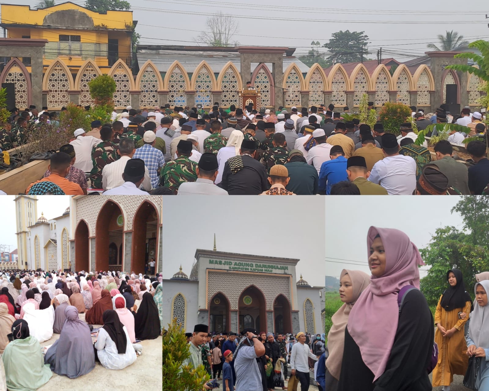 Siswa/i MAN 1 Kapuas Hulu Mengikuti Salat Istisqa