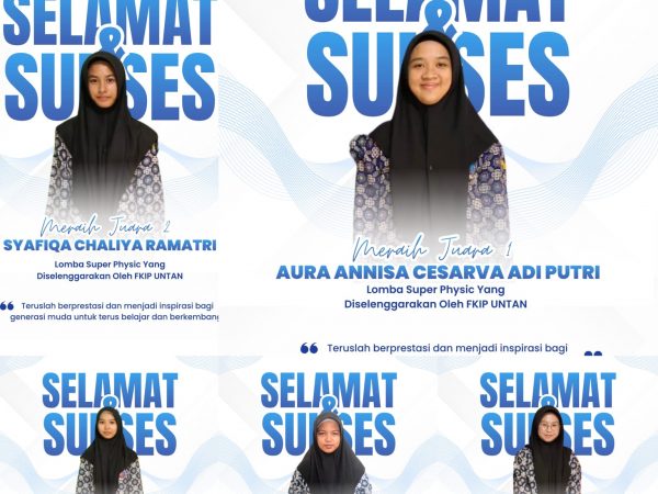 5 Siswi Terbaik MAN 1 Kapuas Hulu Juara 1 - 5 Dan Lolos Tingkat Provinsi Dalam Perlombaan Super Physic