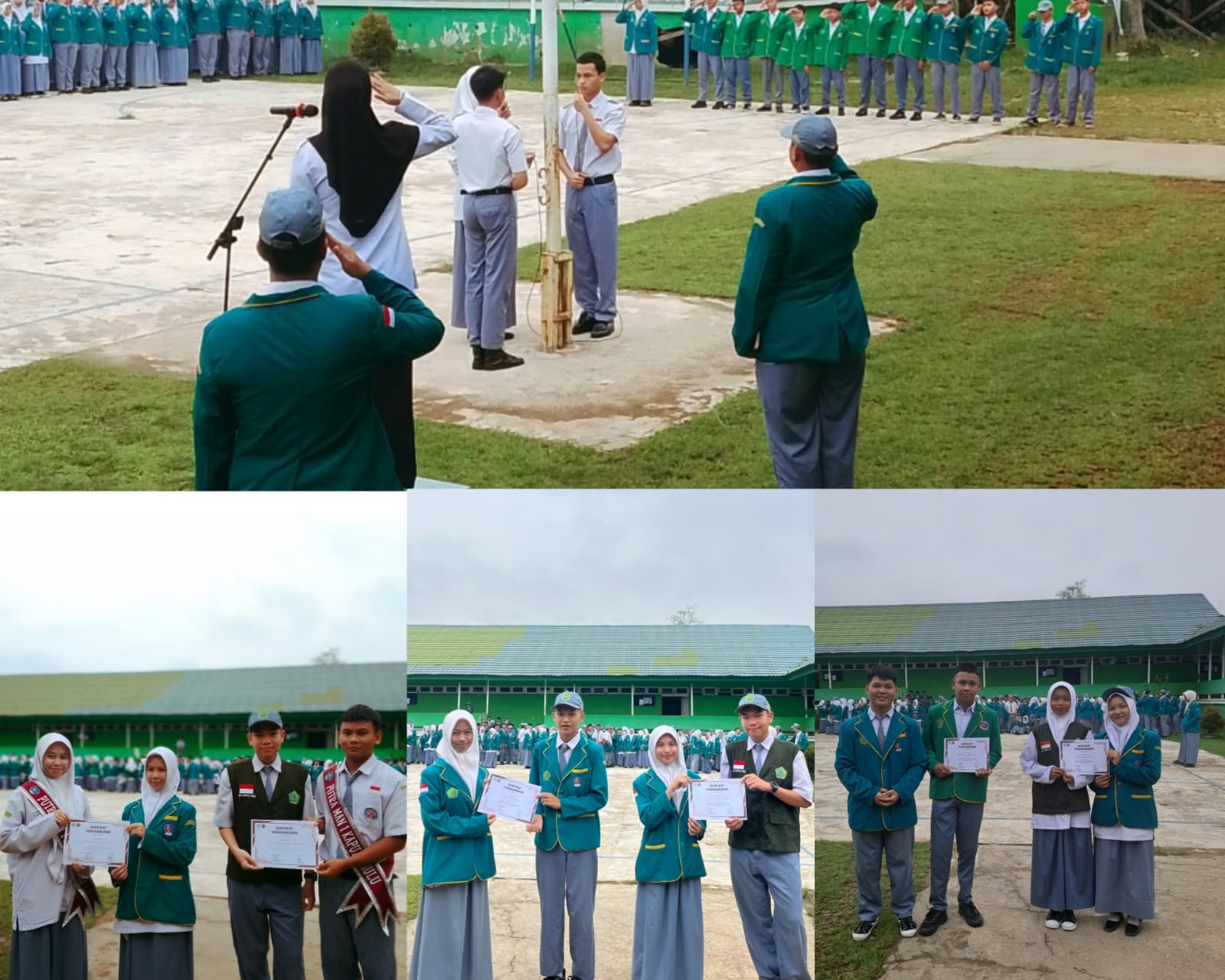 Pengumuman Batik Terbaik Menutupi Rangkaian Upacara Bendera Rutin